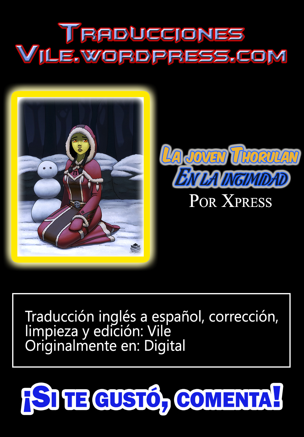 Young Thorulan: Quietly La joven Thorulan: En la intimidad =Vile= image number 8