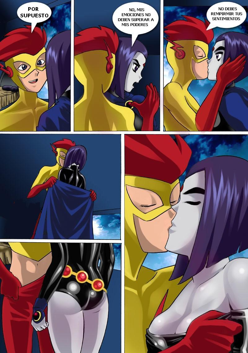 Raven X Kid Flash image number 4