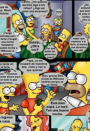 Comic xxx de \"Los Simpsons\" - Fantasías después de la feria