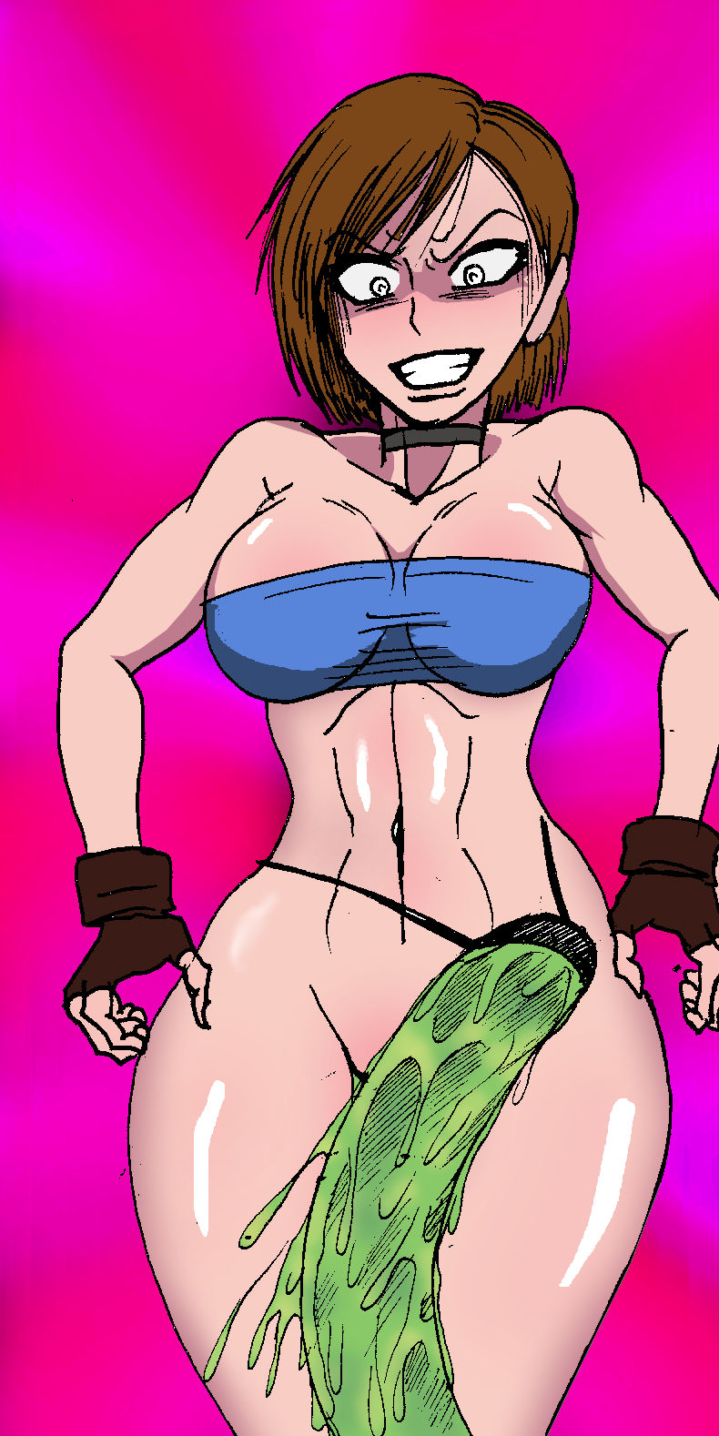 Jill Valentine vs Tentacles image number 9