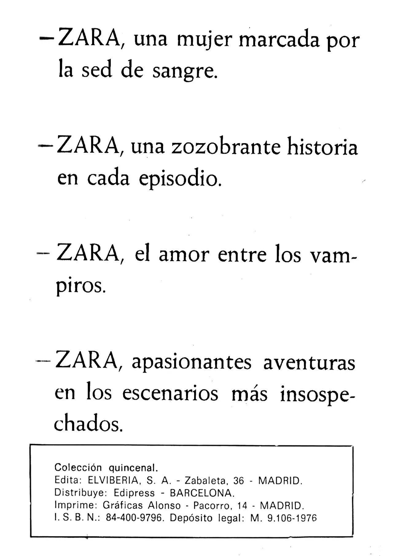 Zara la Vampira 10 image number 116