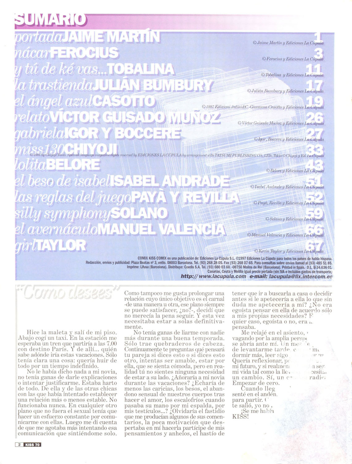 Kiss comix 070 image number 1