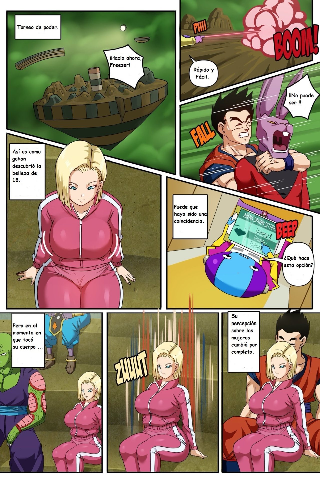 Android 18 & Gohan 2 image number 1