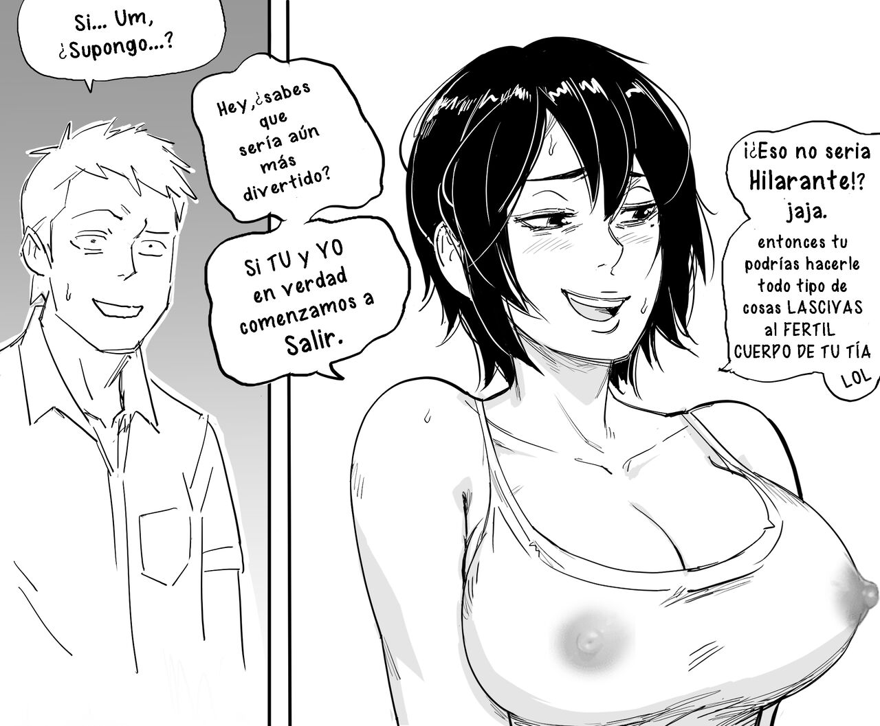 Drunk aunt keeps on suggesting silly jokes+extras image number 1