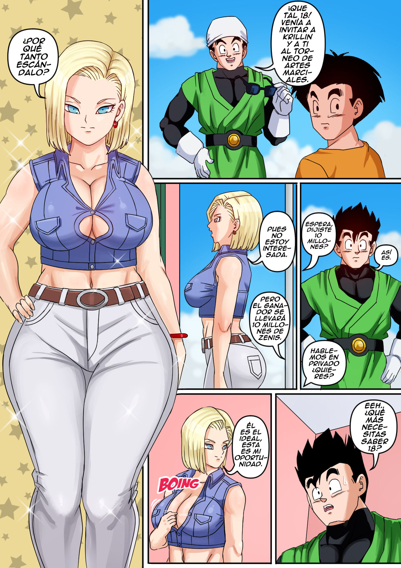 Androide 18 y Gohan image number 4