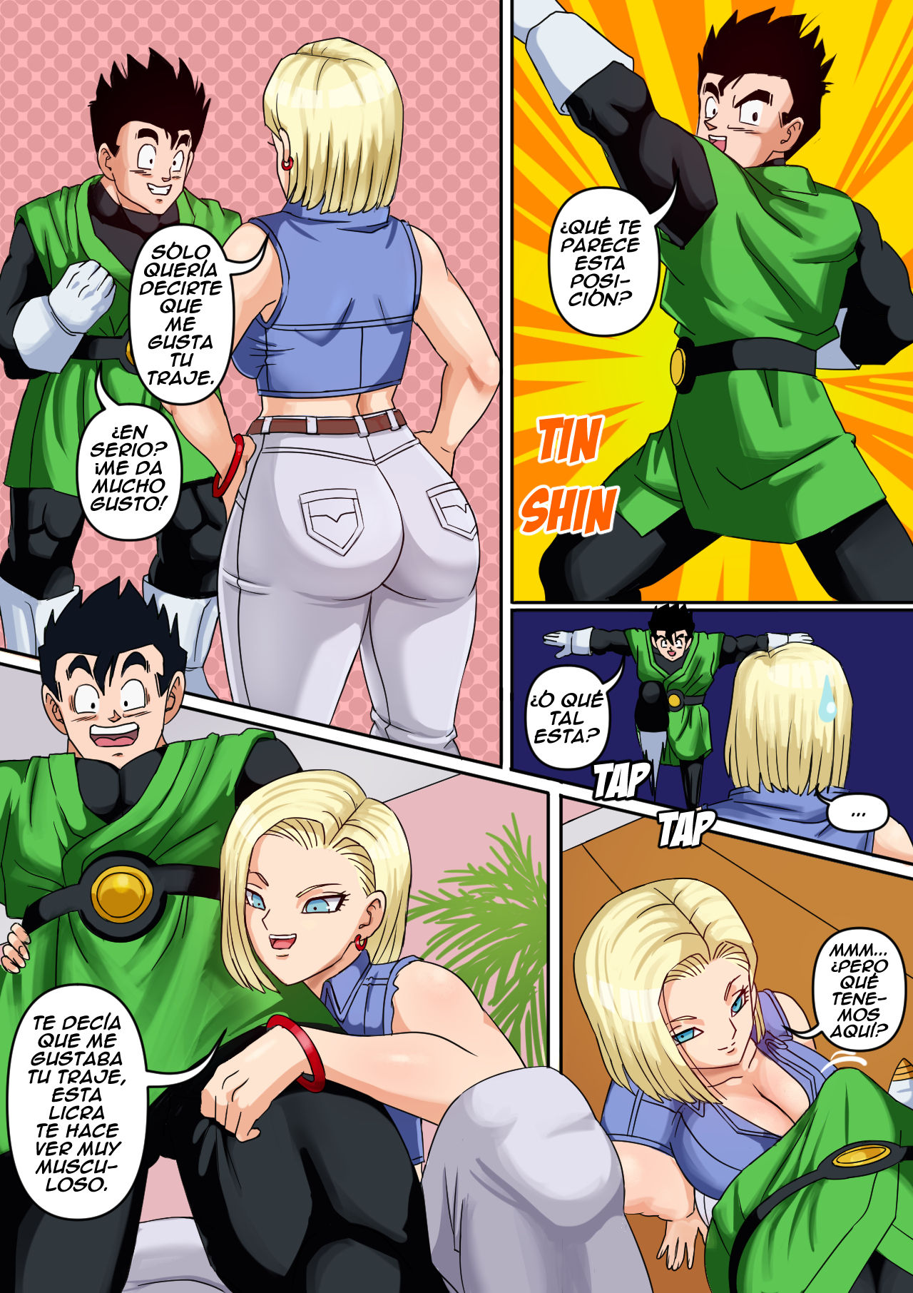 Androide 18 y Gohan image number 5