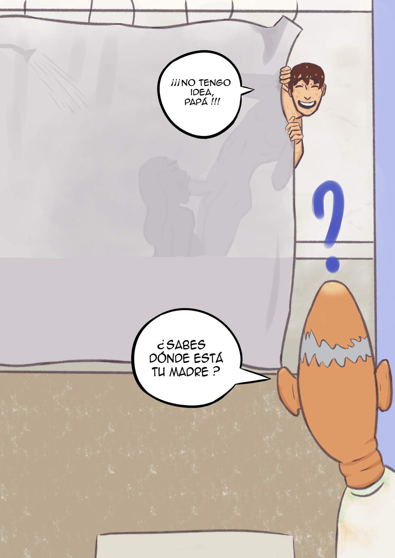 Mother and Son Shower Time image number 1