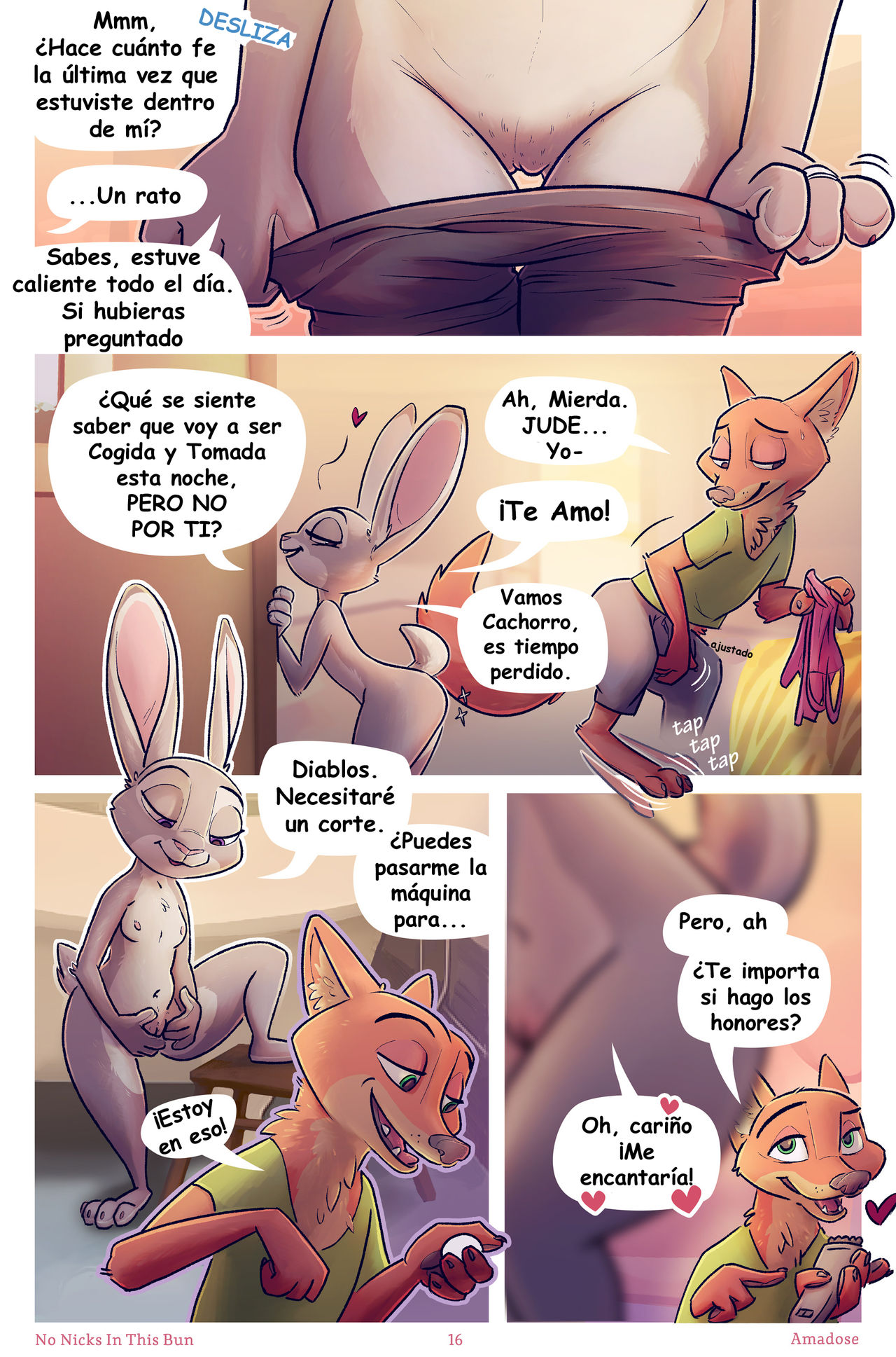 A Zootopia Cucking Comic - Engaños En Zootopia  ESPAÑOL image number 16