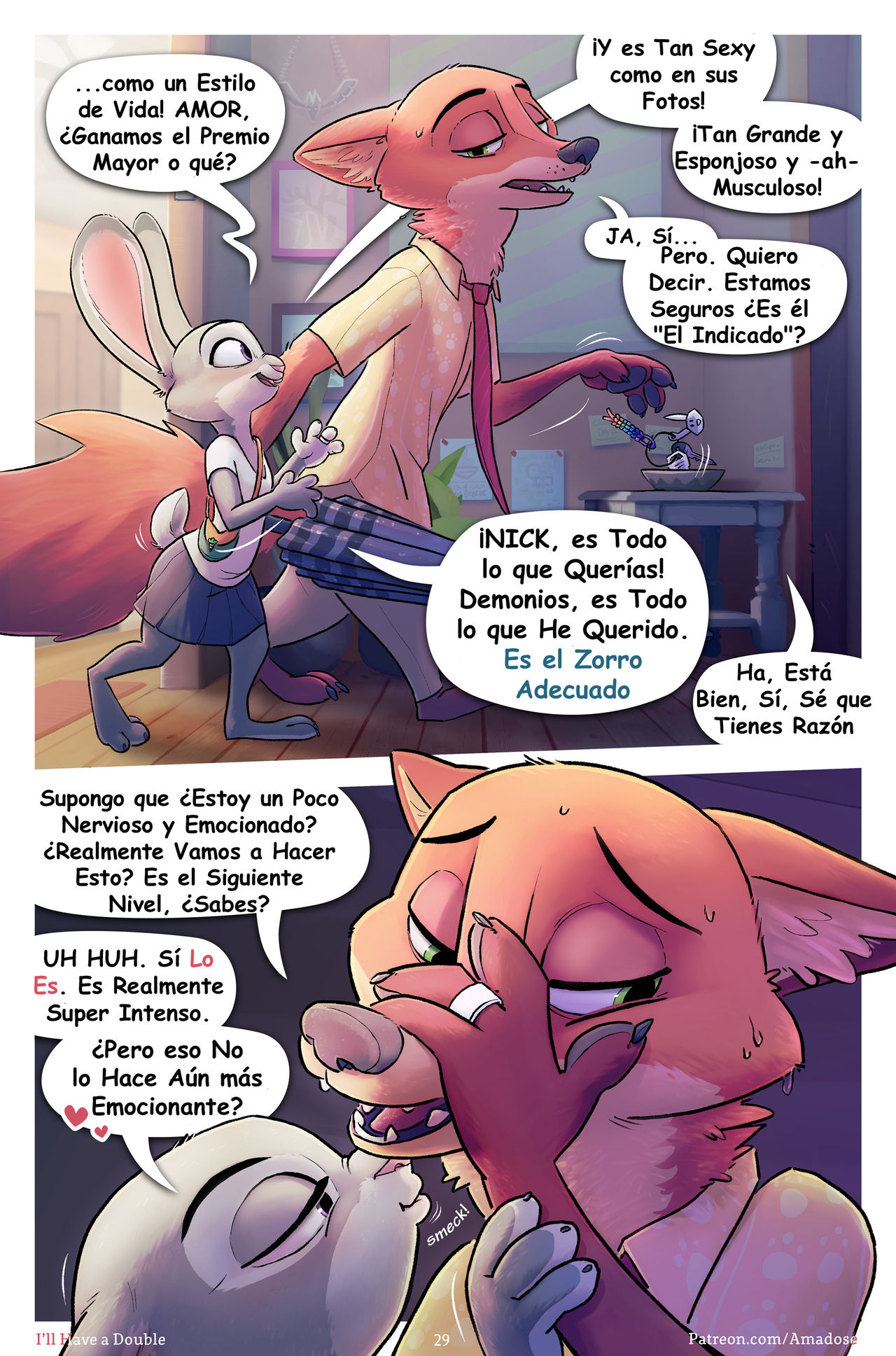 A Zootopia Cucking Comic - Engaños En Zootopia  ESPAÑOL image number 29
