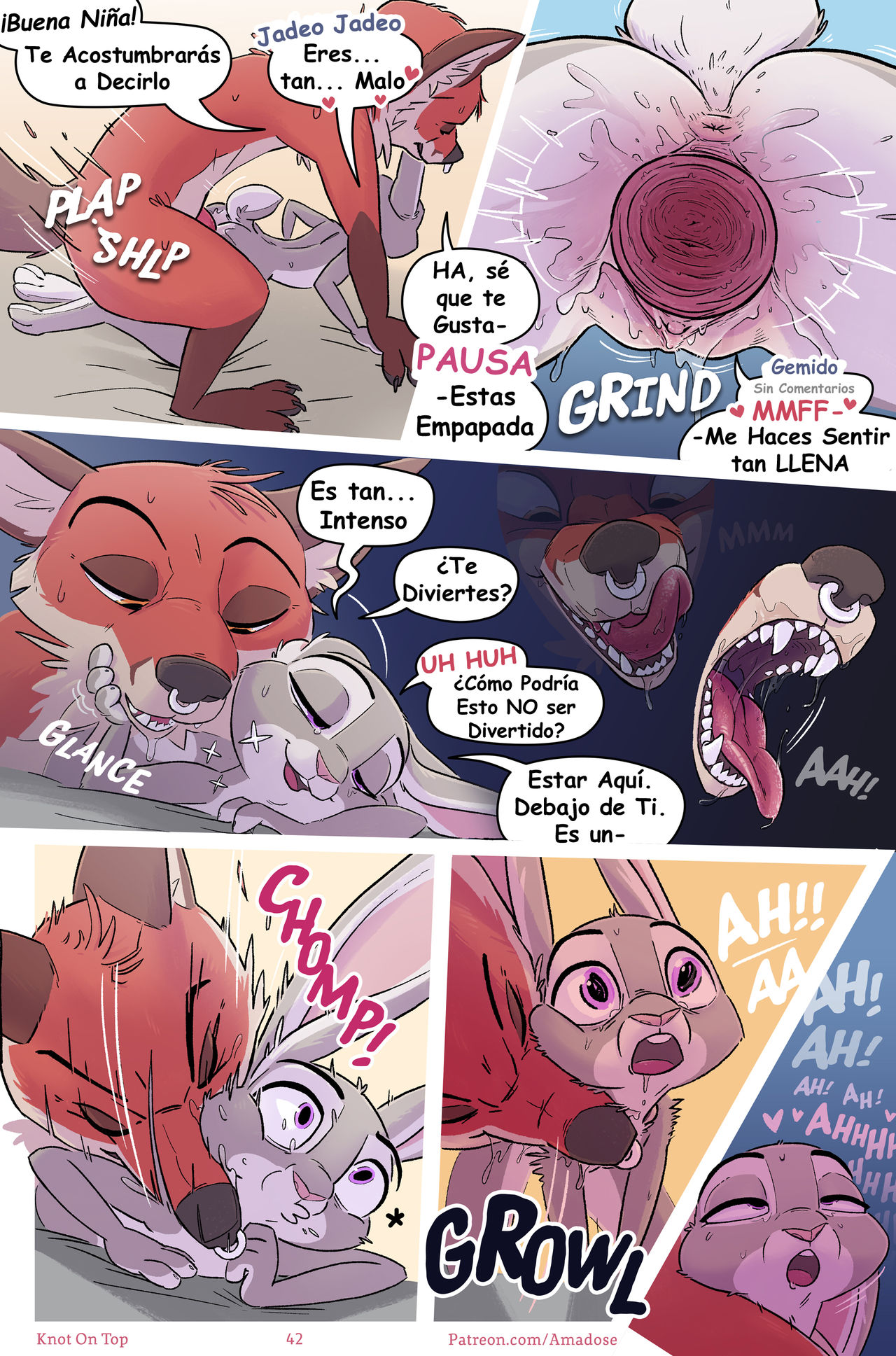 A Zootopia Cucking Comic - Engaños En Zootopia  ESPAÑOL image number 42