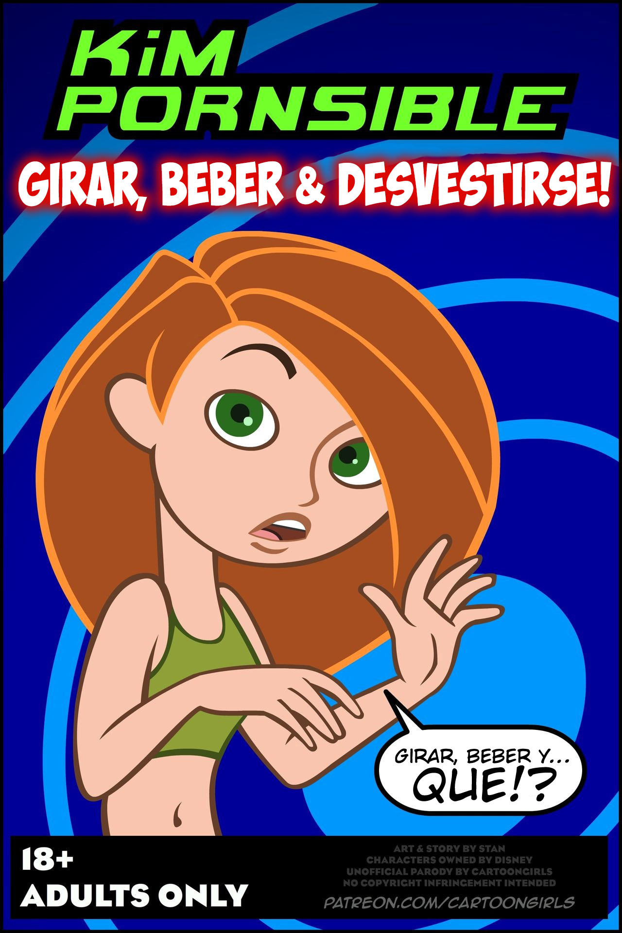 Kim Possible Girar, Beber & Desvestirse!