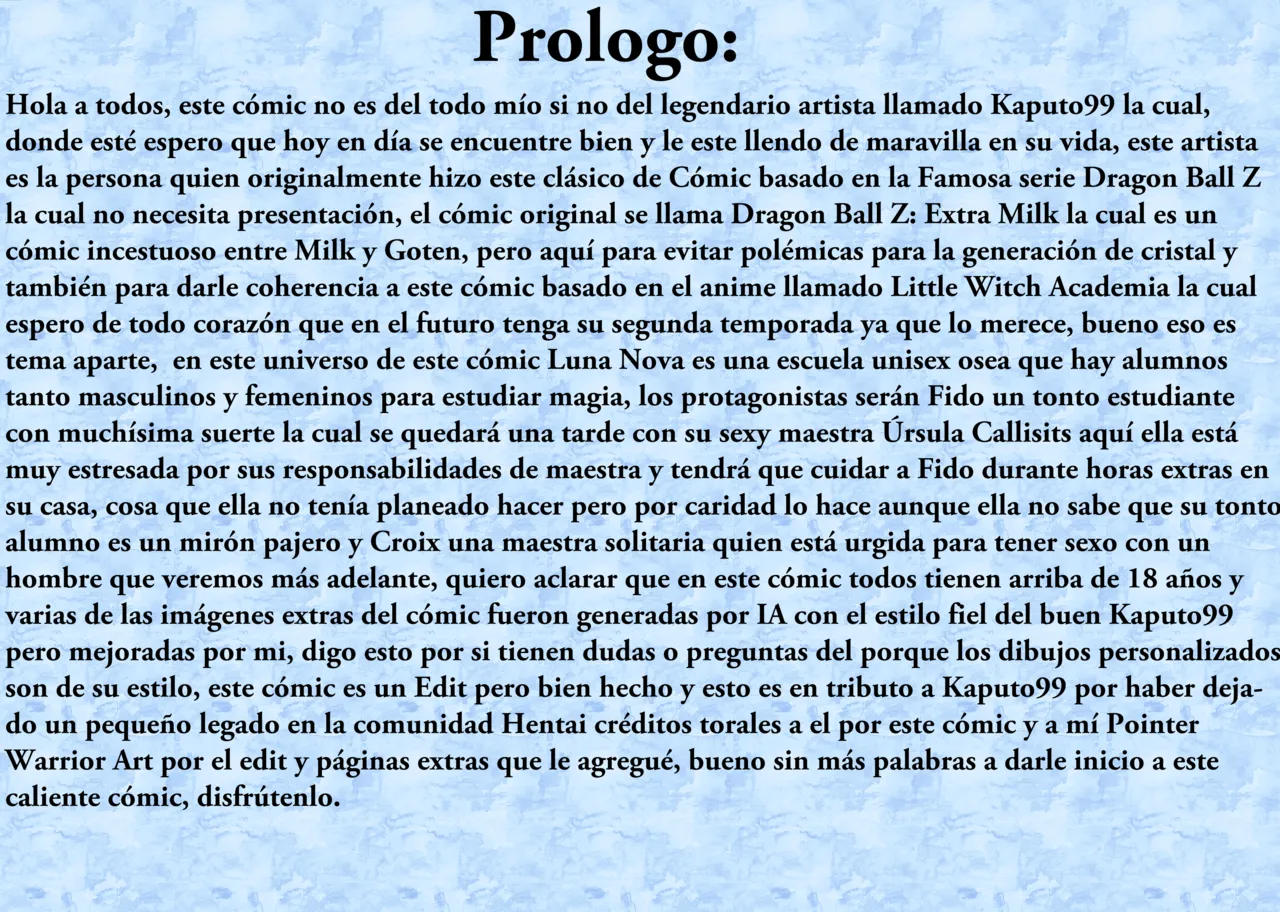 Little Witch Academia  - Un Dia Con MI Maestra Caliente - Comic Espanol NSFW image number 1