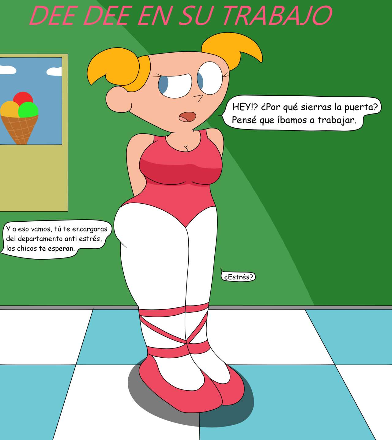 DEE DEE EN SU TRABAJO