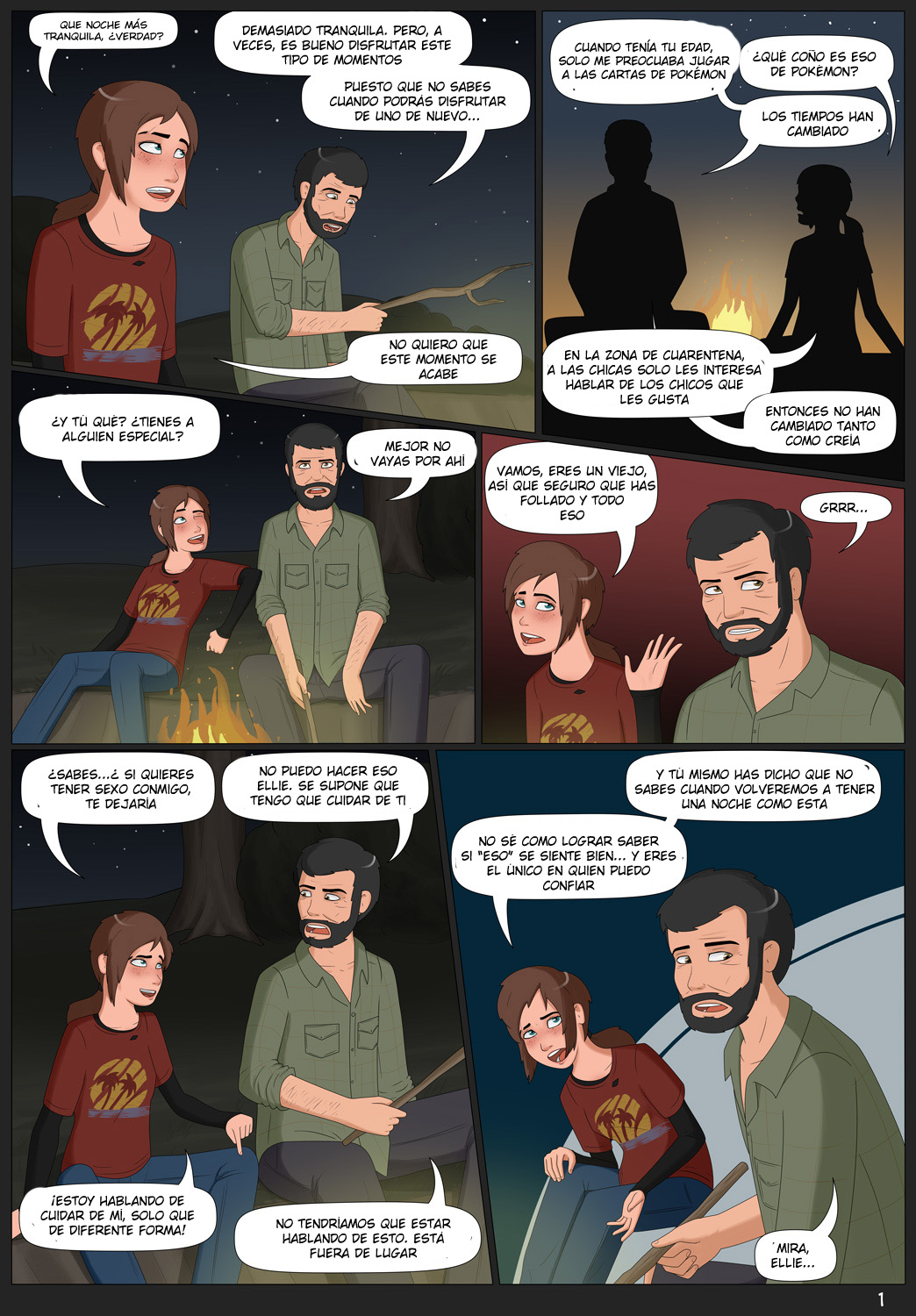 Ellie unchained 1-last of us 18+ porn comics