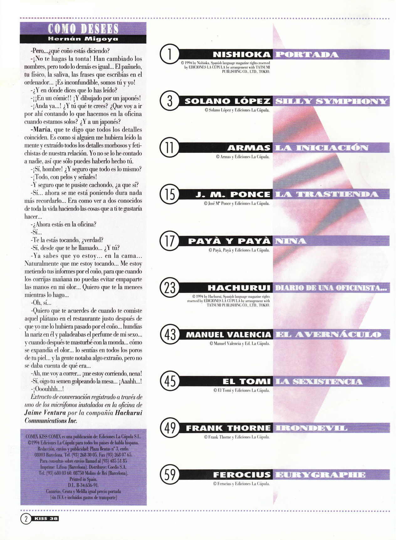 Kiss Comix 038 image number 1