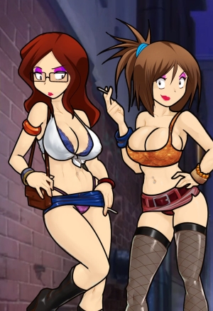 Hipstergirl and Gamergirl Hentai part 2