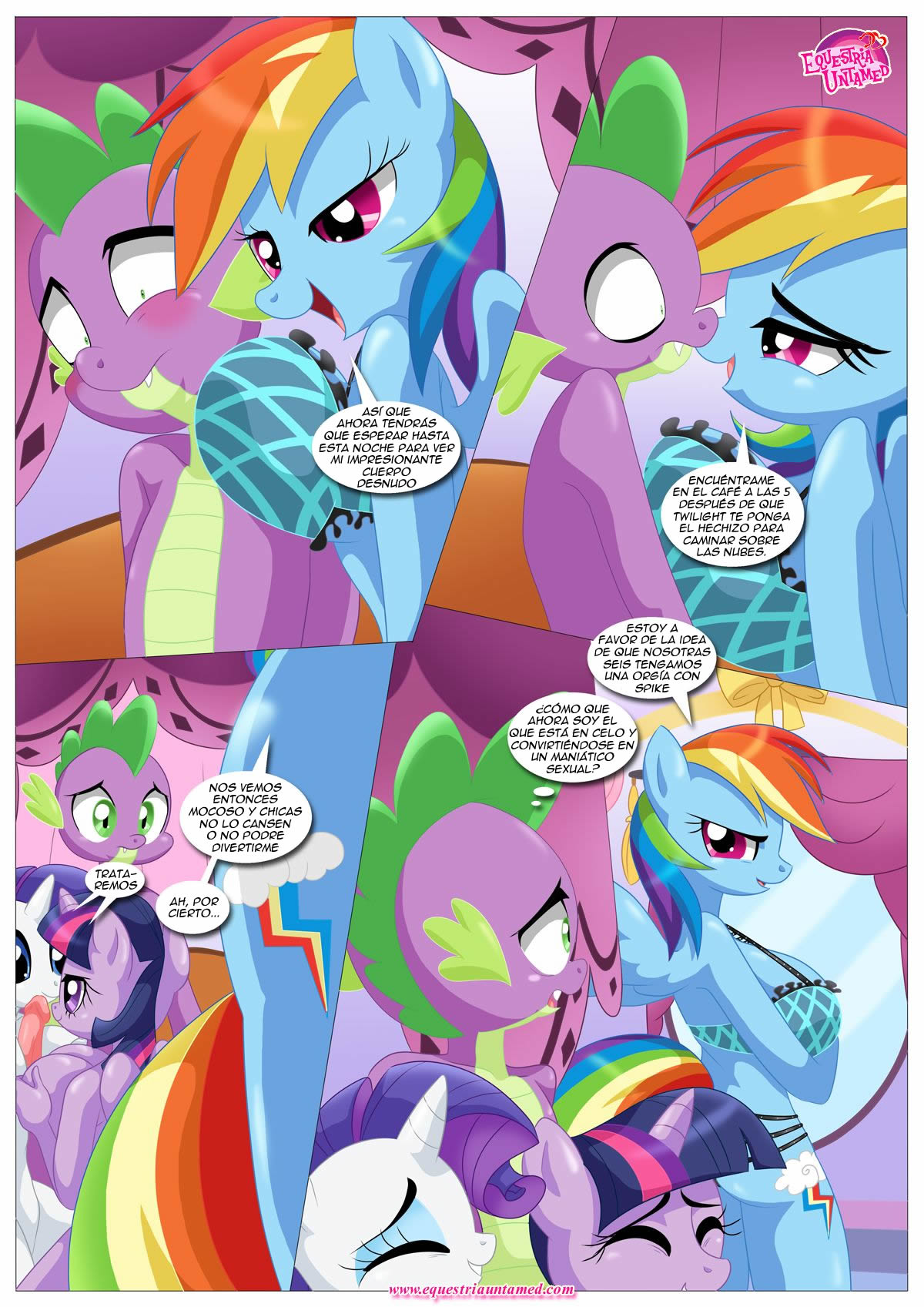 Rainbow Dash y Su Extremo Juego de PDA image number 12