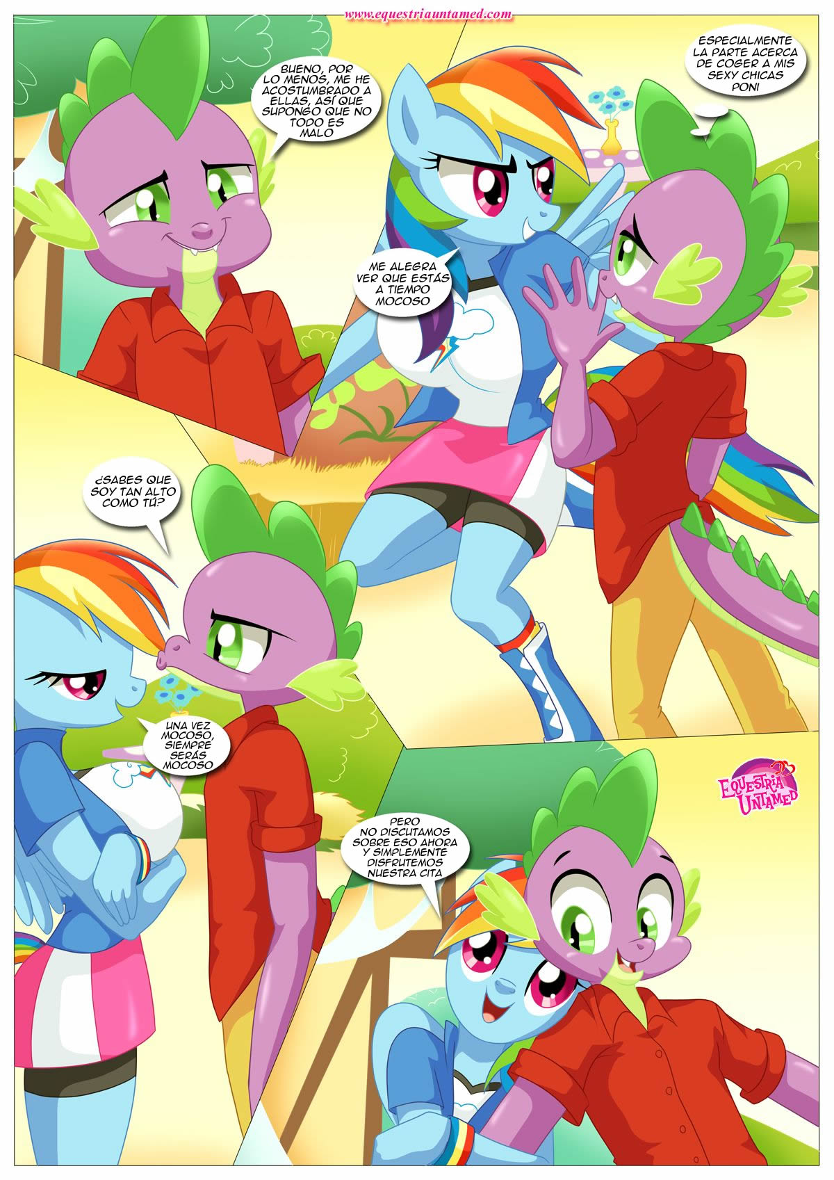 Rainbow Dash y Su Extremo Juego de PDA image number 18
