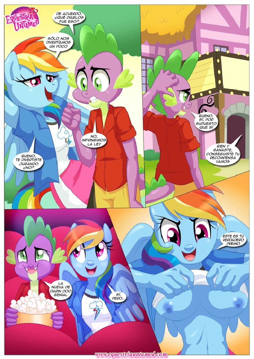 Rainbow Dash y Su Extremo Juego de PDA image number 27