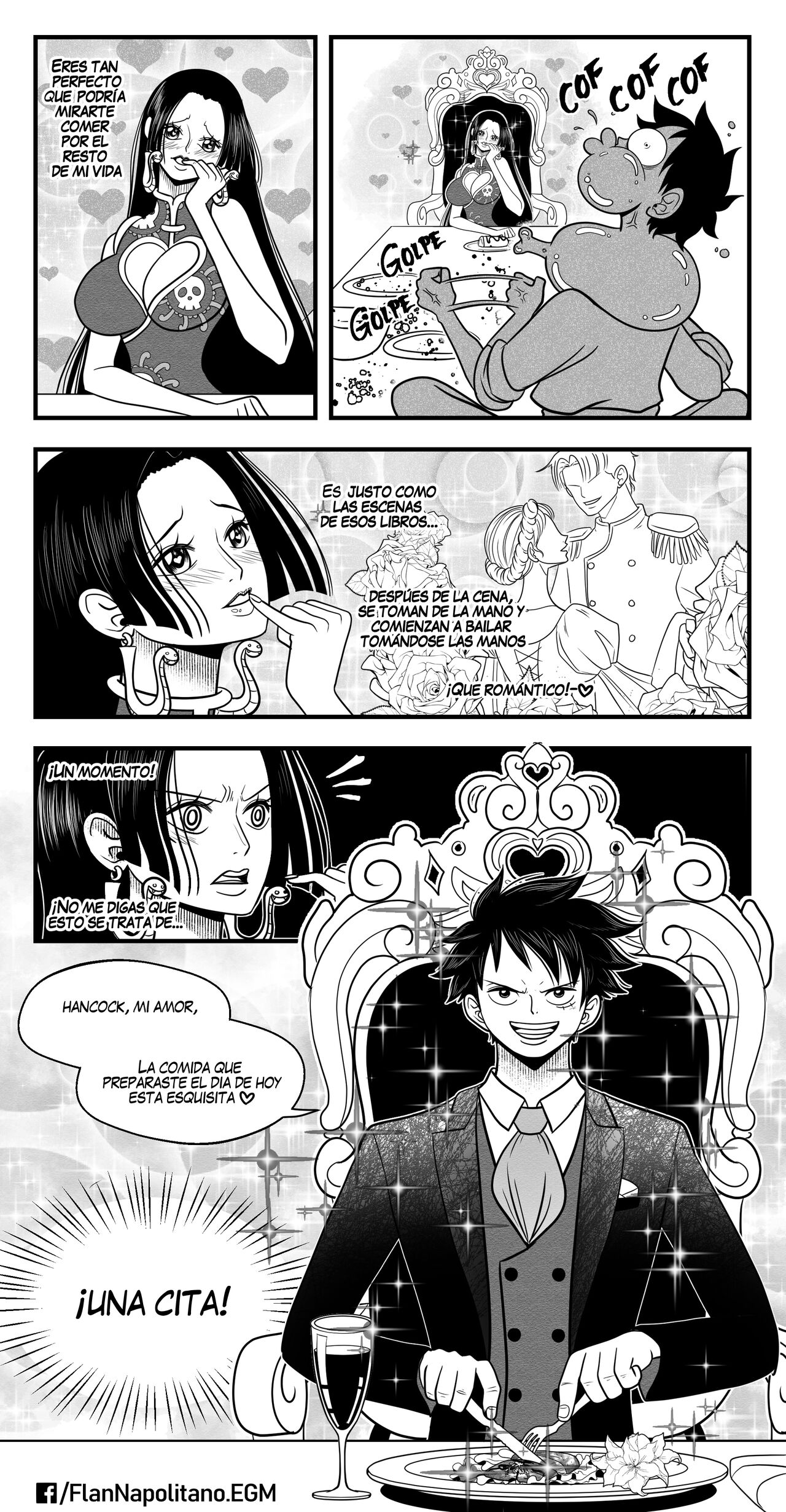 Flan Napolitano - Hancock x Luffy Parte 1 image number 11
