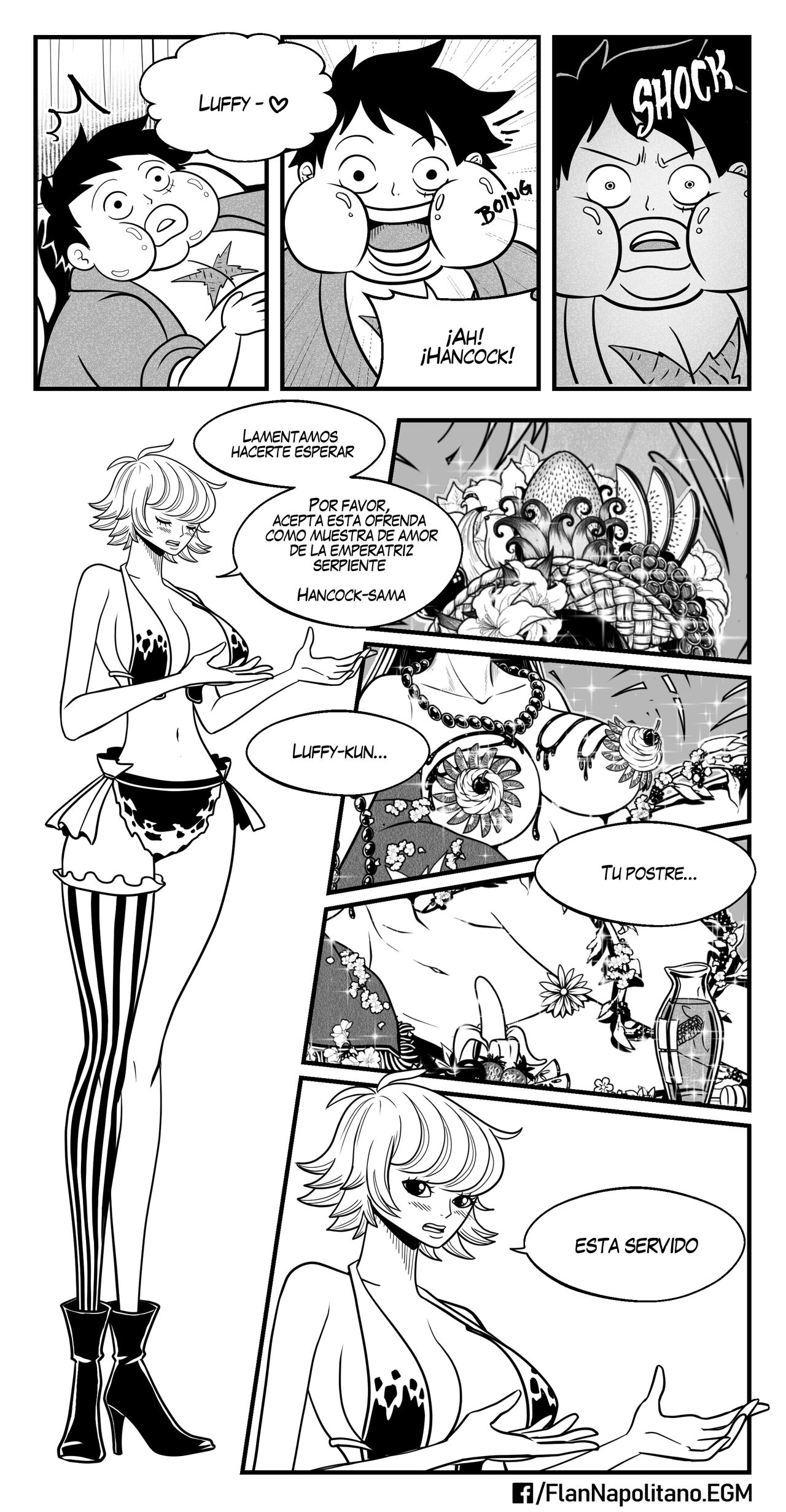 Flan Napolitano - Hancock x Luffy Parte 1 image number 16