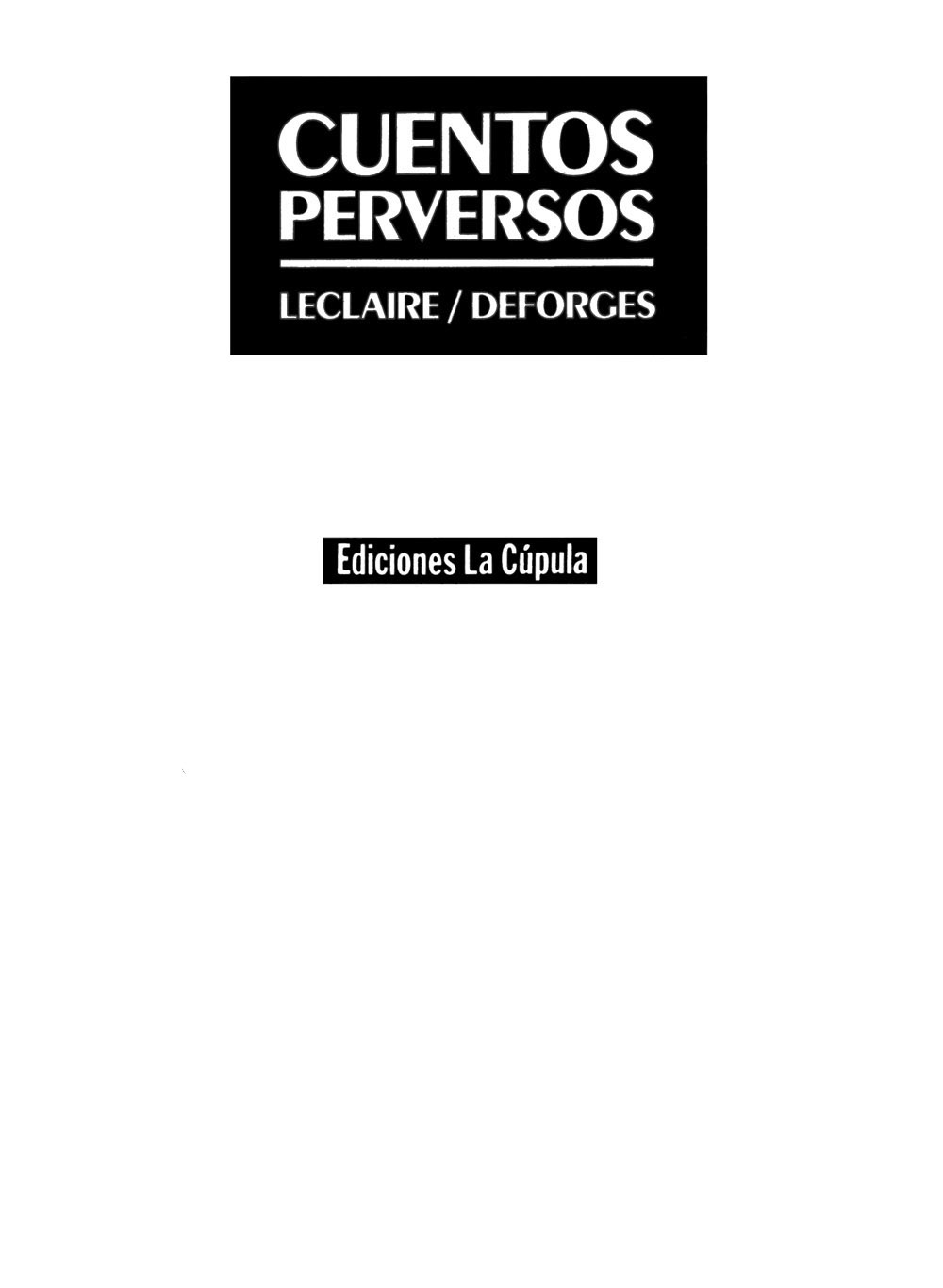 Cuentos perversos image number 1