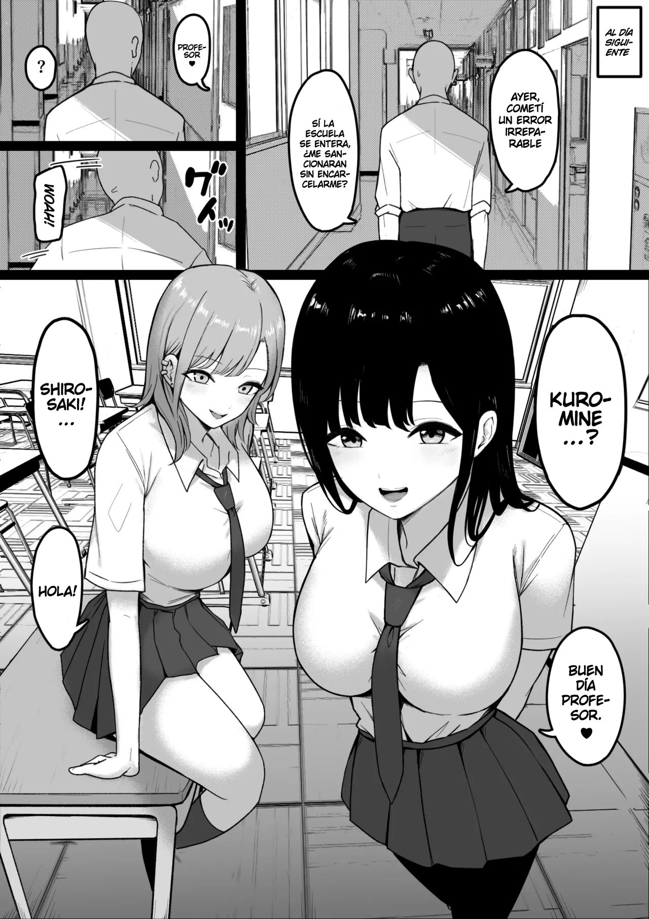 Inran Gakusei Kuromine-san to Shirosaki-san  Lewd Students ~The Temptations of Kuromine & Shirosaki~ image number 10