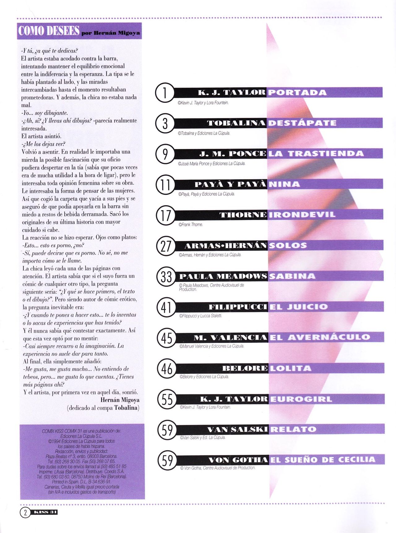 Kiss Comix 031 image number 1