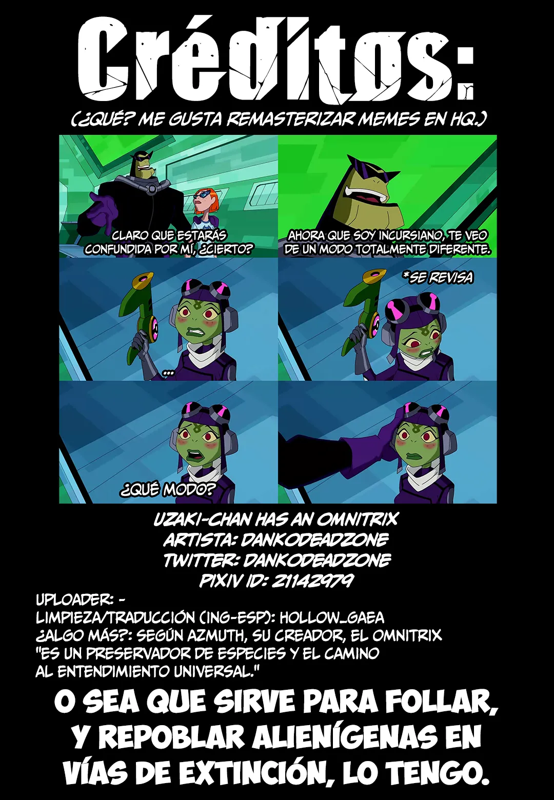 Uzaki-chan has an Omnitrix  Uzaki-chan tiene un Omnitrix image number 6