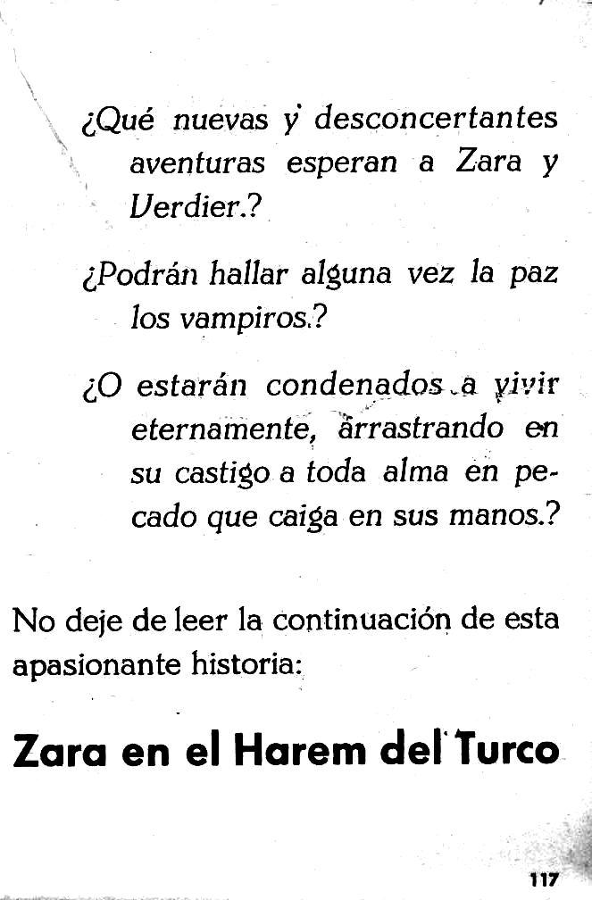 Zara la vampira n.1 - La Reina de los Vampiros image number 117