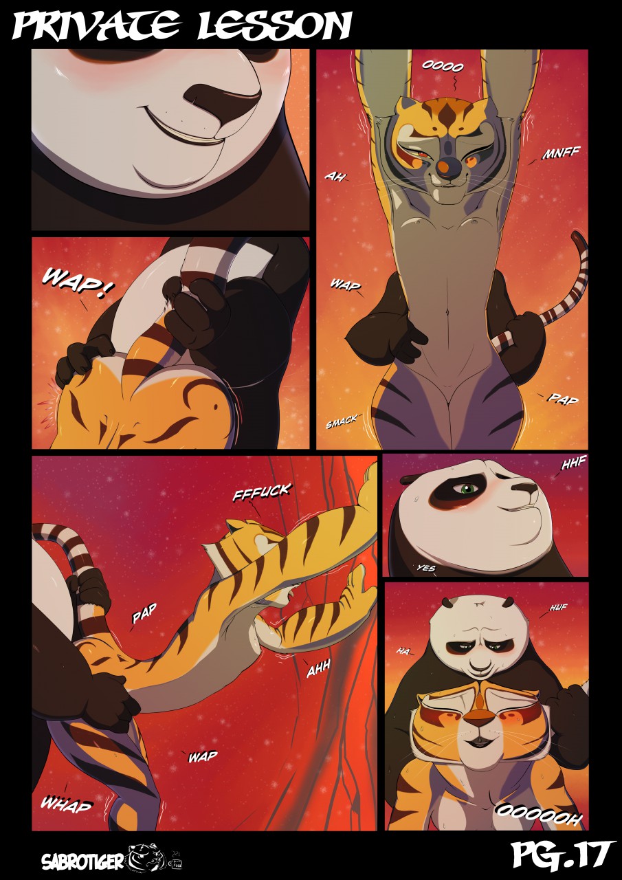 Private lesson - - - sabrotiger (western) parodia de comic porno en kung fu  panda,. Bbm comic porno.