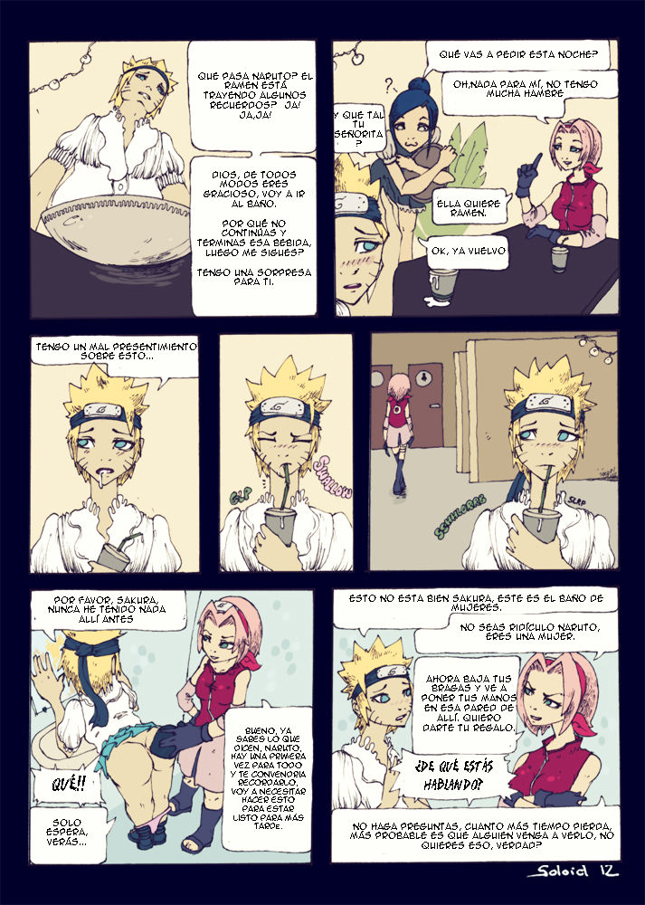 Naruto and Futa!Sakura Comic image number 2