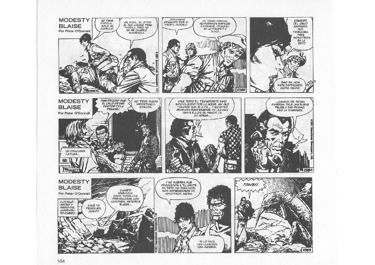 Modesty Blaise: La Trama de la Idade de Piedra image number 25