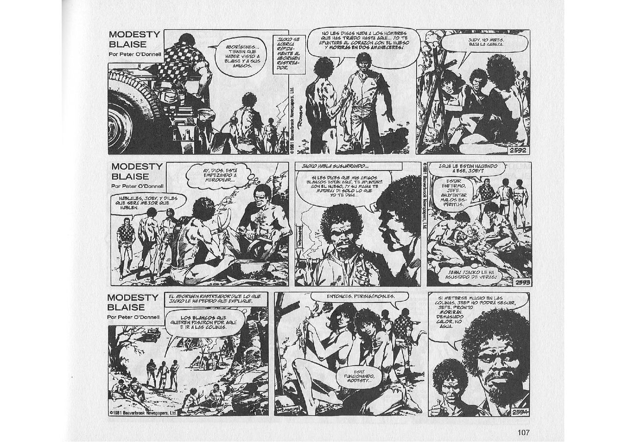 Modesty Blaise: La Trama de la Idade de Piedra image number 28