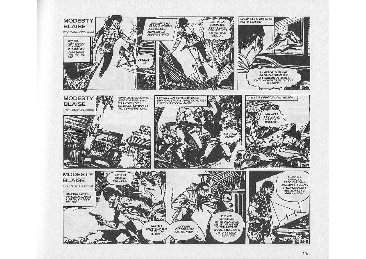 Modesty Blaise: La Trama de la Idade de Piedra image number 36
