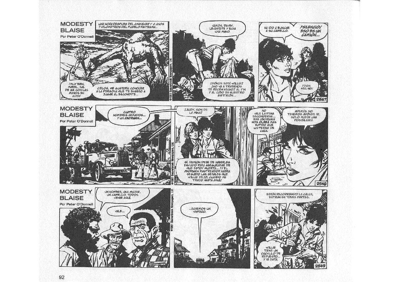 Modesty Blaise: La Trama de la Idade de Piedra image number 13