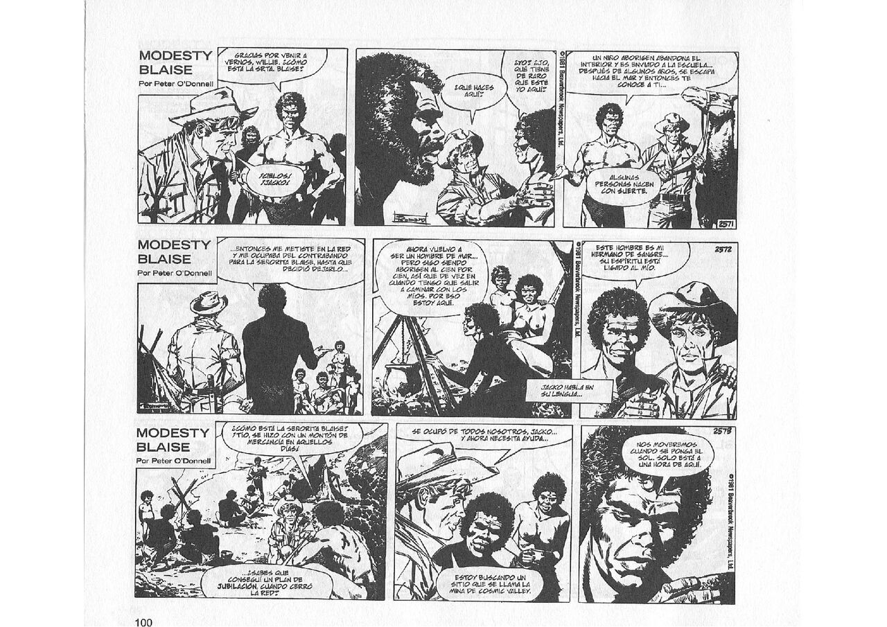 Modesty Blaise: La Trama de la Idade de Piedra image number 21