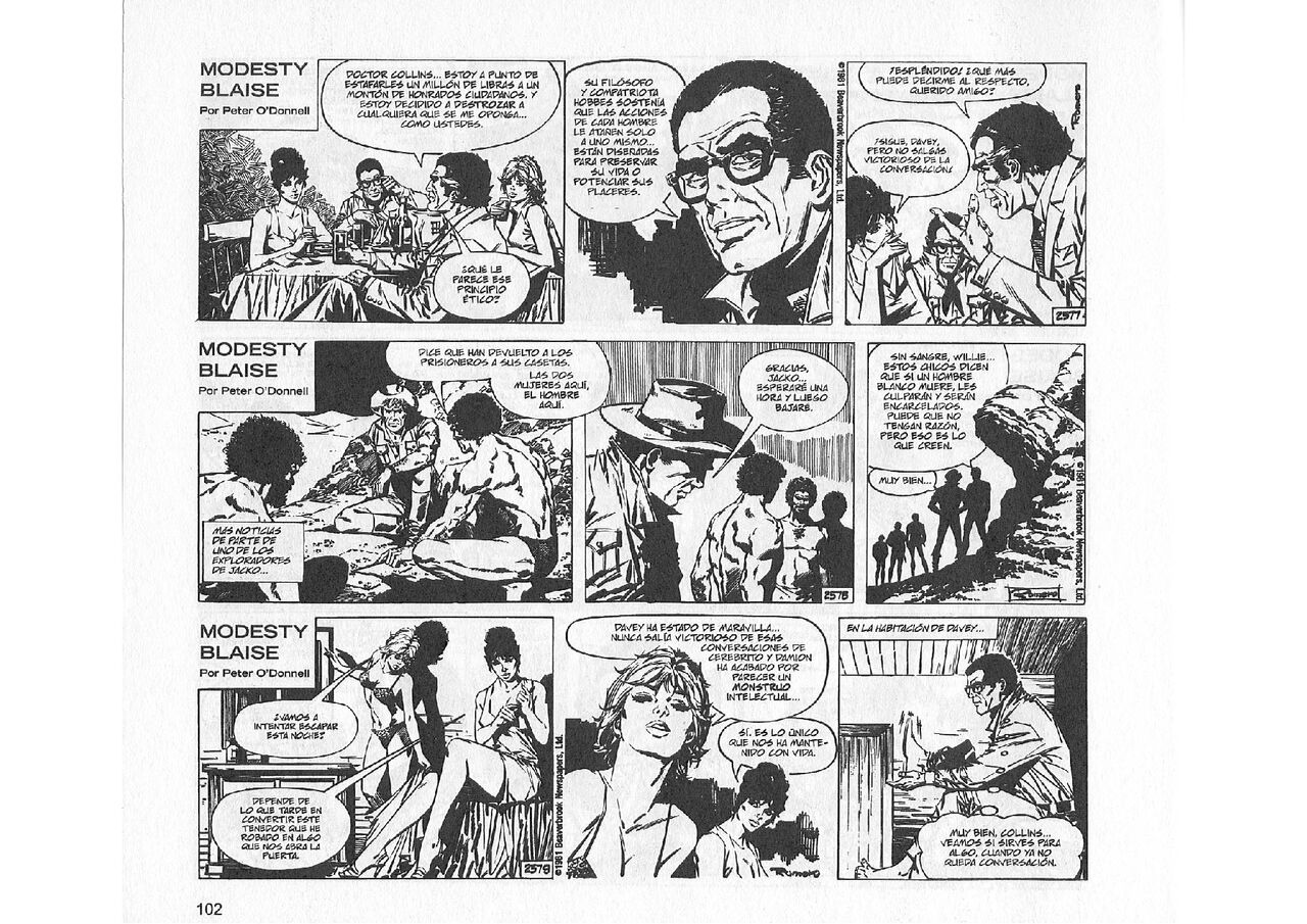Modesty Blaise: La Trama de la Idade de Piedra image number 23