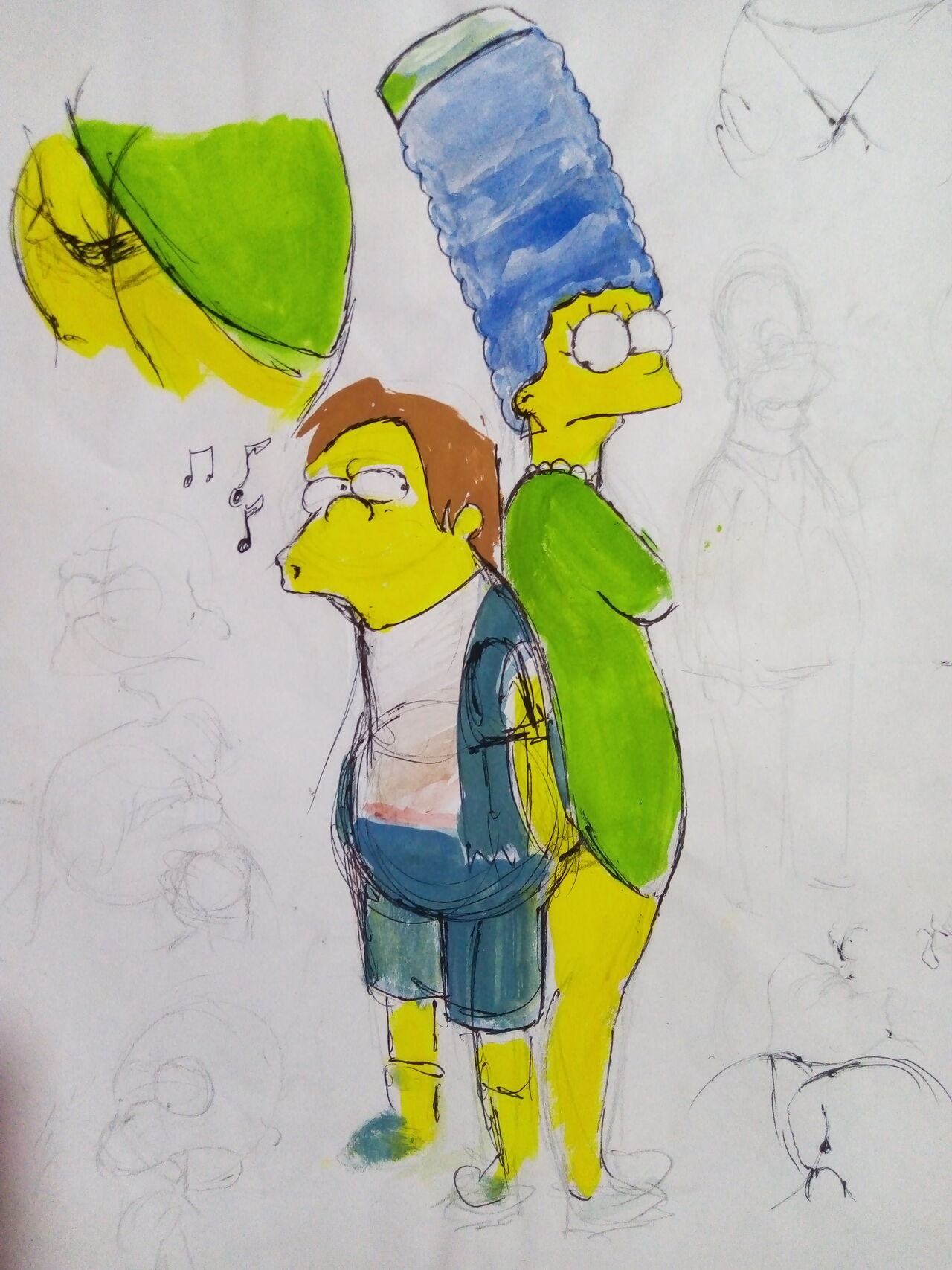 Marge Simpson con Nelson y Bart image number 6