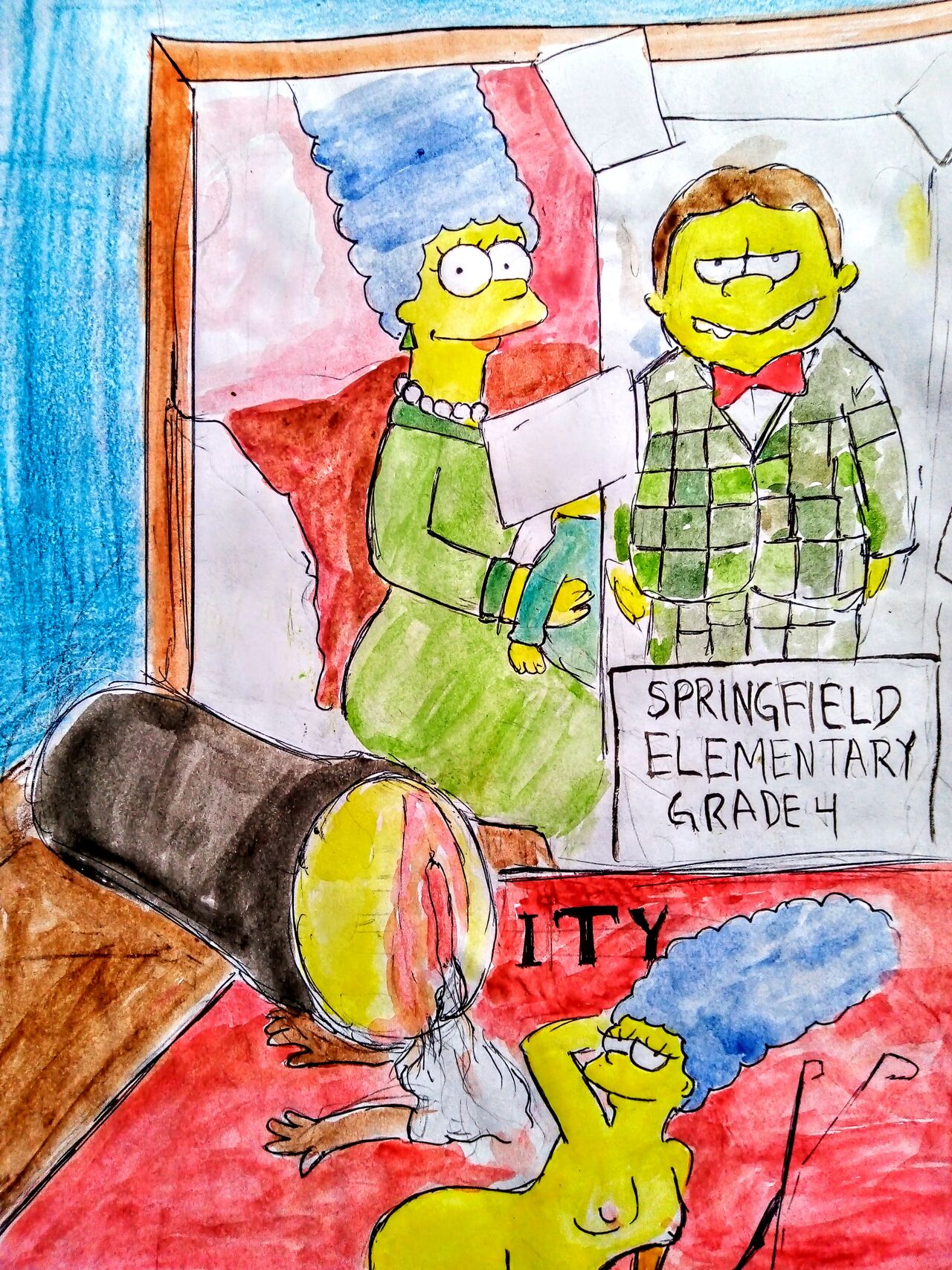 Marge Simpson con Nelson y Bart image number 9