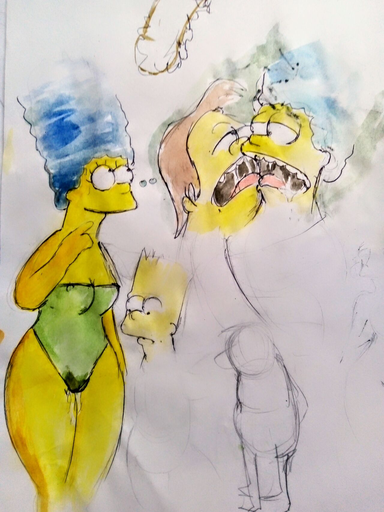 Marge Simpson con Nelson y Bart image number 10