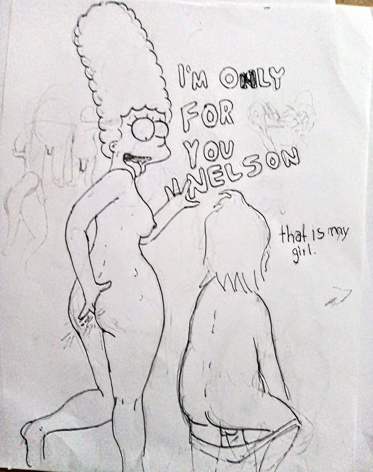 Marge Simpson con Nelson y Bart image number 13