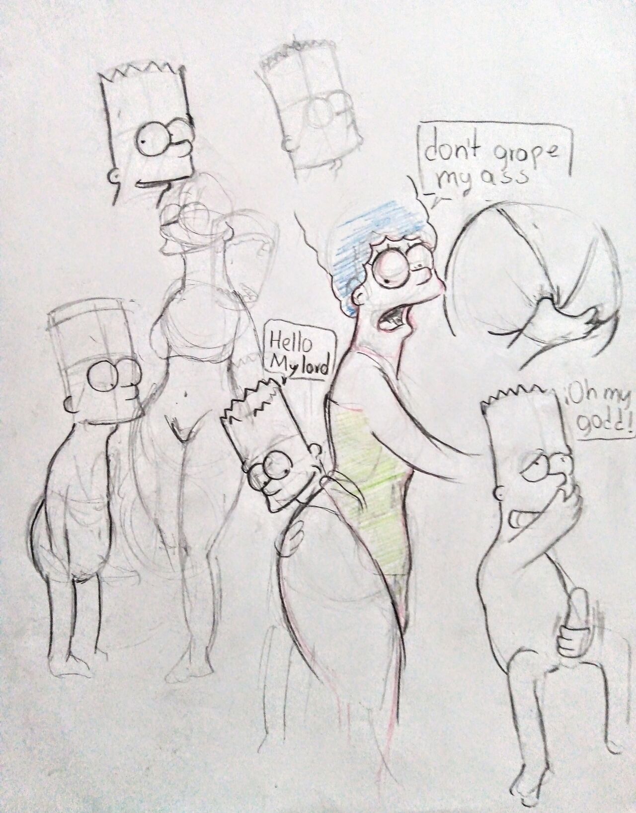 Marge Simpson con Nelson y Bart image number 14