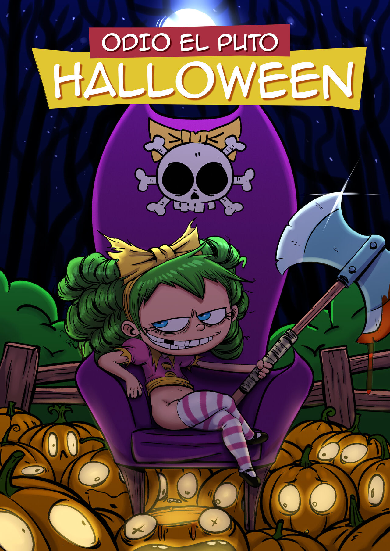 I FUCKING HATE HALLOWEEN ODIO EL PUTO HALLOWEEN - dop (western) parodia de  comic porno en i hate fairyland,. Cómico comic porno.