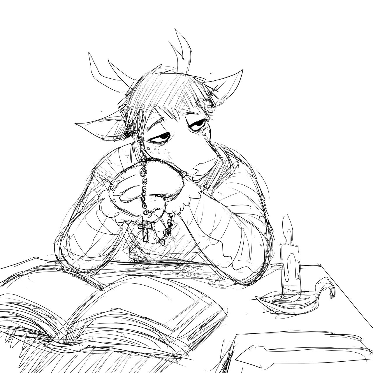 cat knight and deer prince image number 88