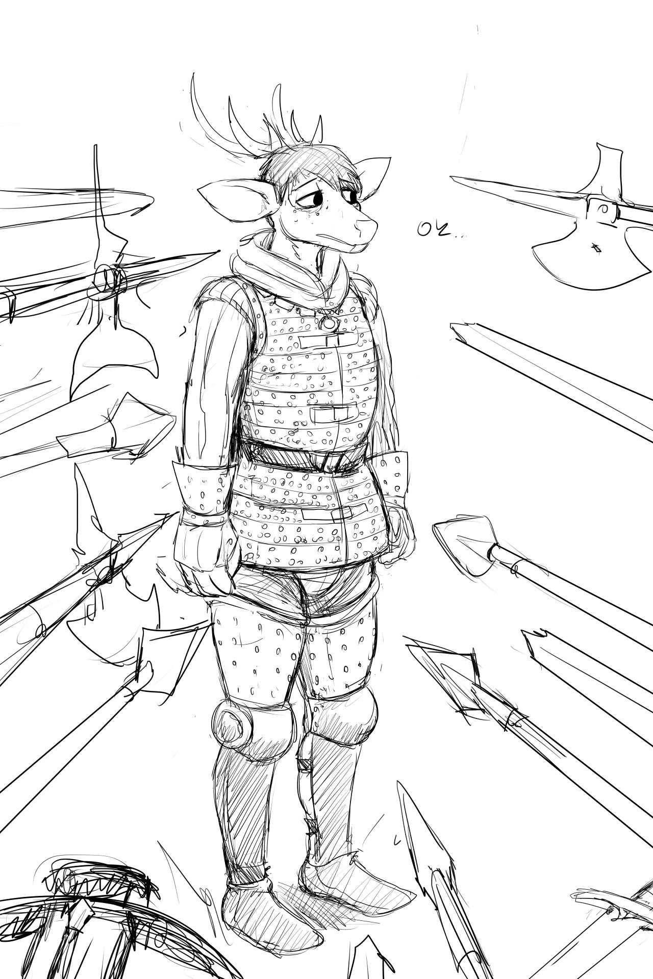 cat knight and deer prince image number 90