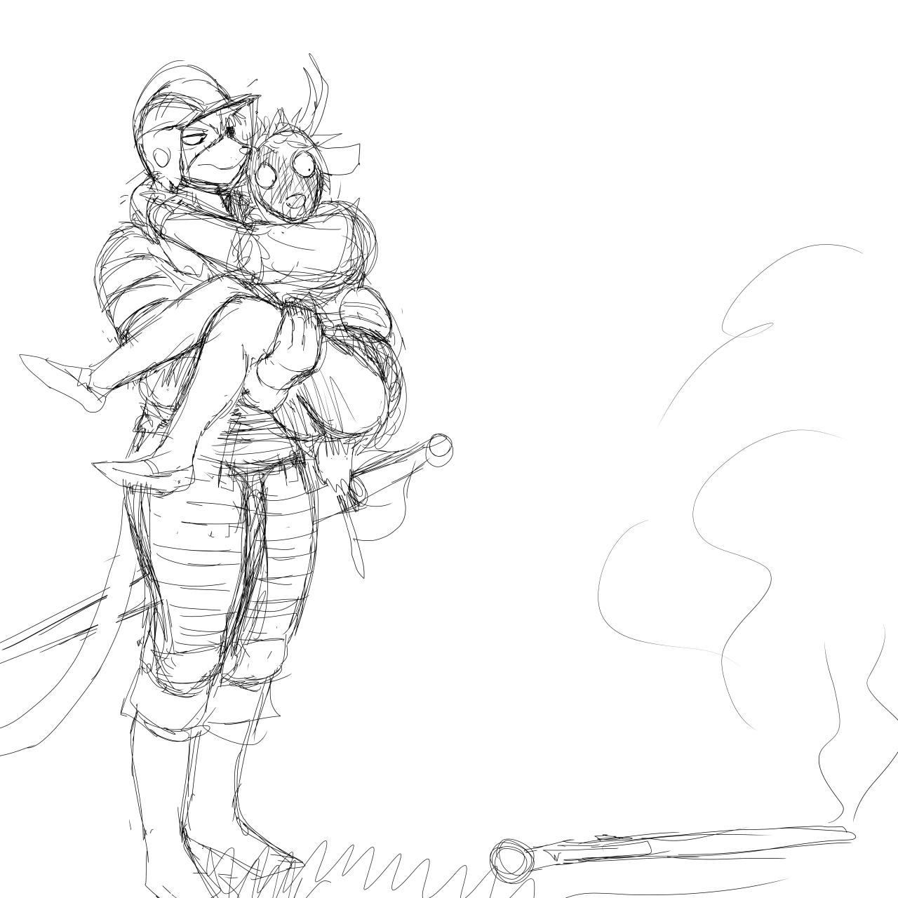cat knight and deer prince image number 124