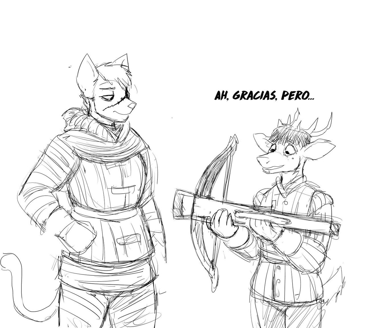 cat knight and deer prince image number 126