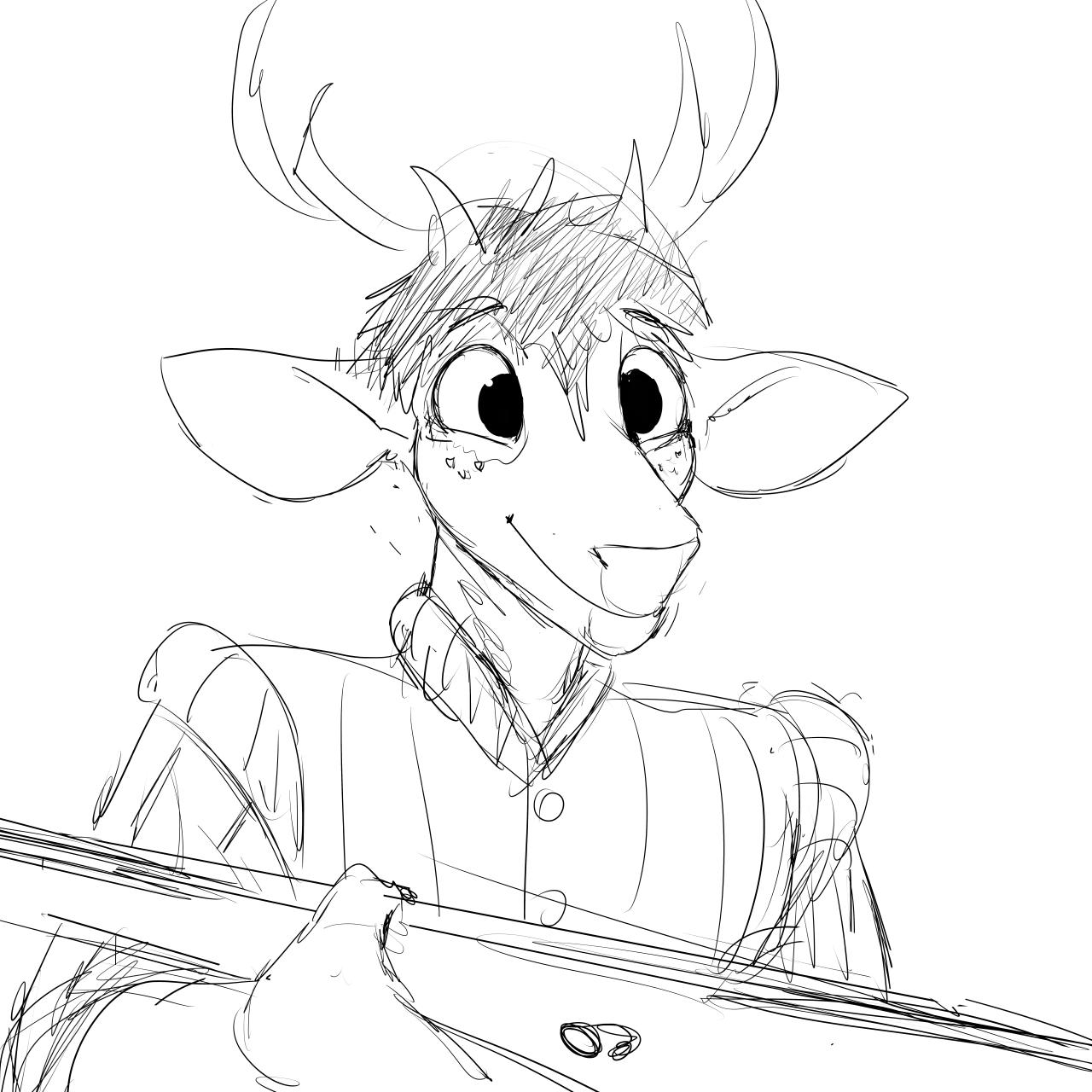cat knight and deer prince image number 132