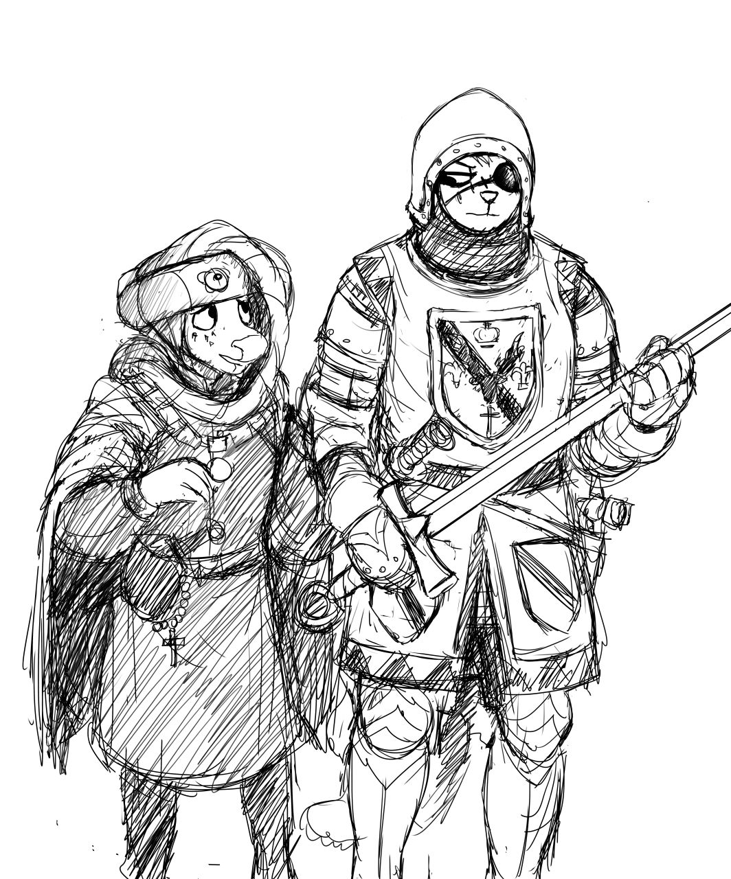 cat knight and deer prince image number 23
